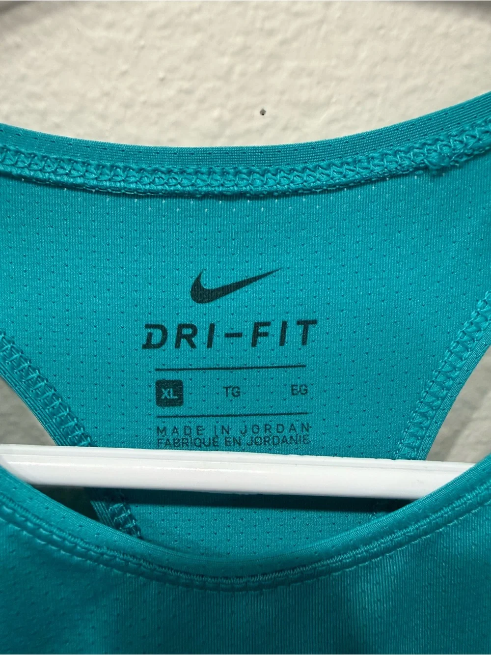 Nike Teal Athletic Dri-FIT Tank Top
